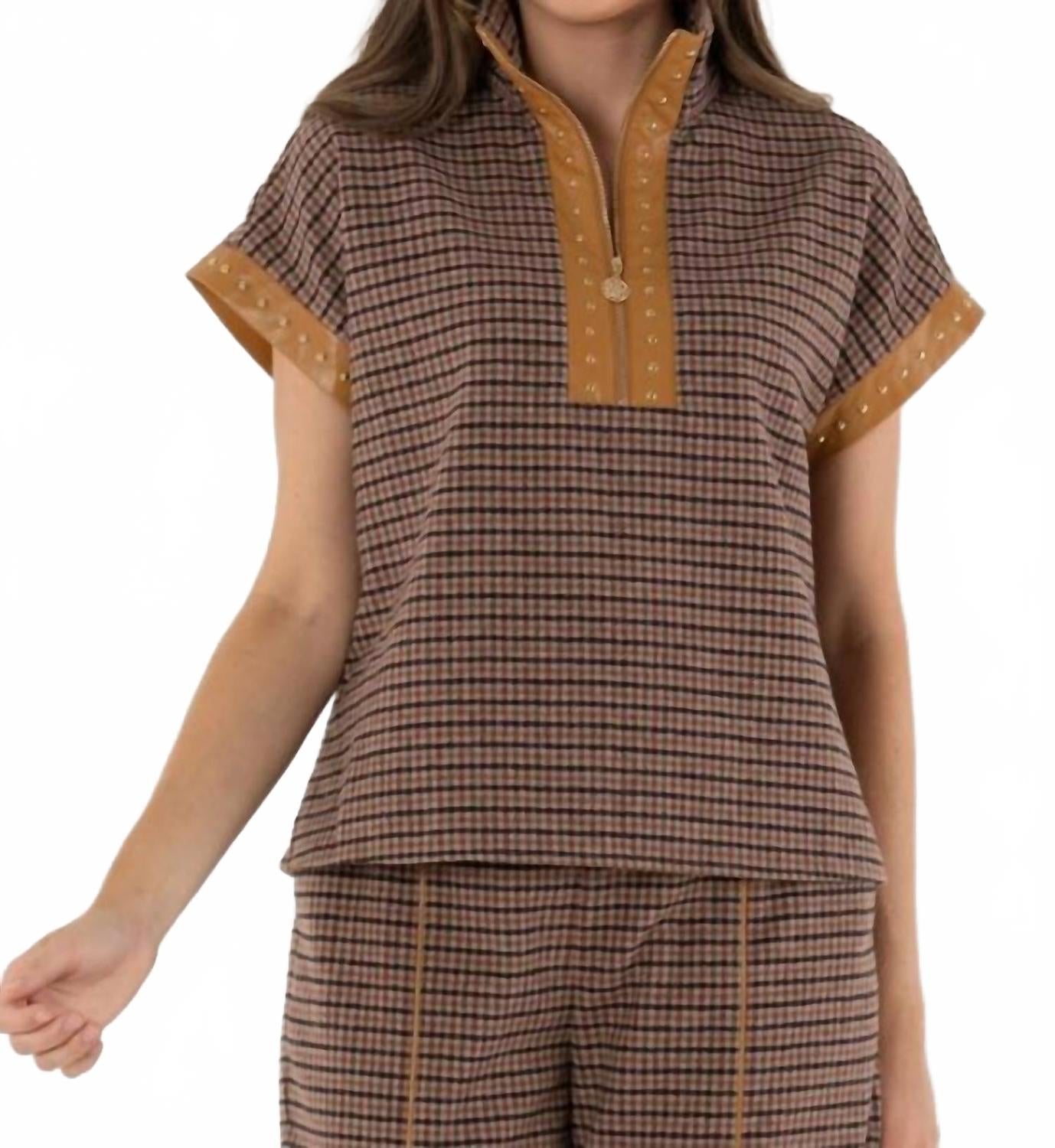 

Твидовый топ «Маки» Emily McCarthy, tweed