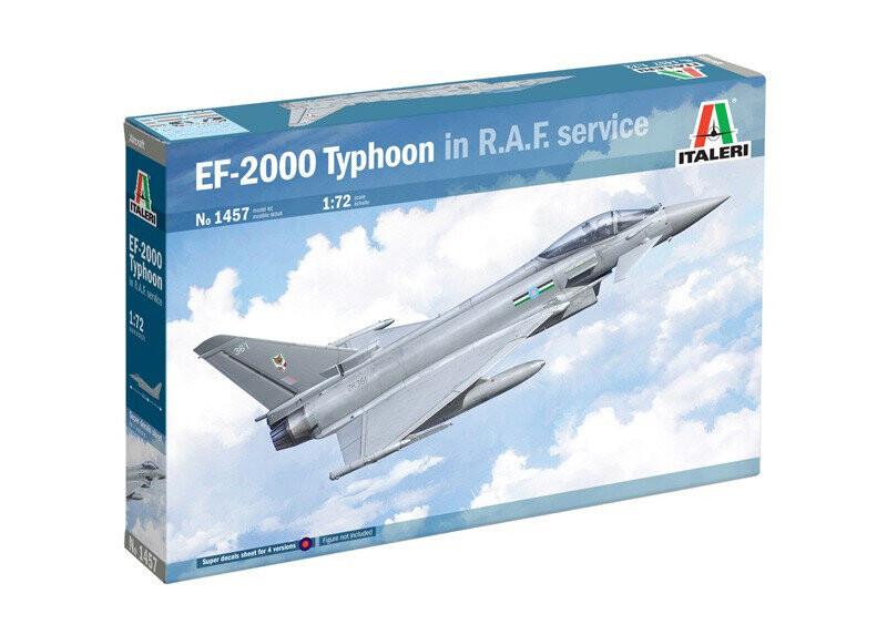 

Модельный комплект EF-2000 Typhoon In R.A.F. Сервис 1/72 (GXP-786461) Italeri