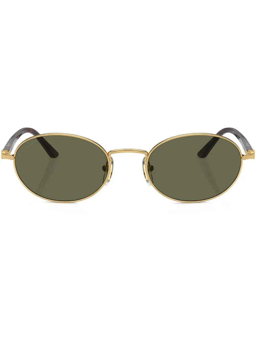 

Солнцезащитные очки в овальной оправе Persol, коричневый