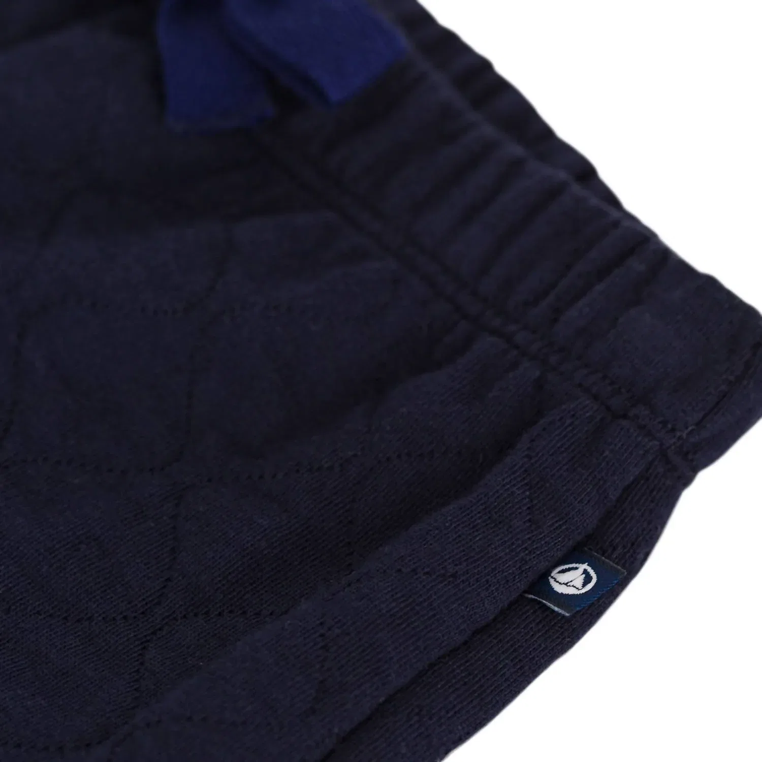 Petit Bateau Вязаные стеганые штаны для мальчика, темно-синие — фото 3