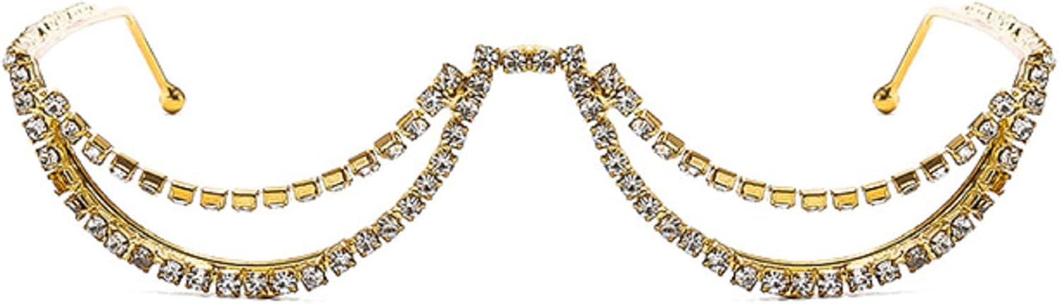 

Овальные солнцезащитные очки со стразами, блестящая оправа без линз, маленькие круглые, женские и мужские, металлическая ретро-оправа с бриллиантами, размер N47 mincl, Gold