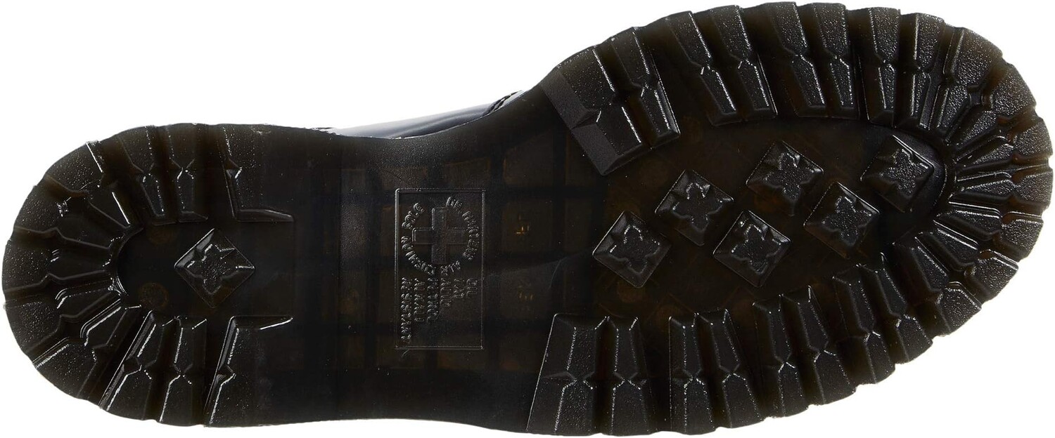 Ботинки мужские Dr. Martens из блестящей кожи, черный — фото 2