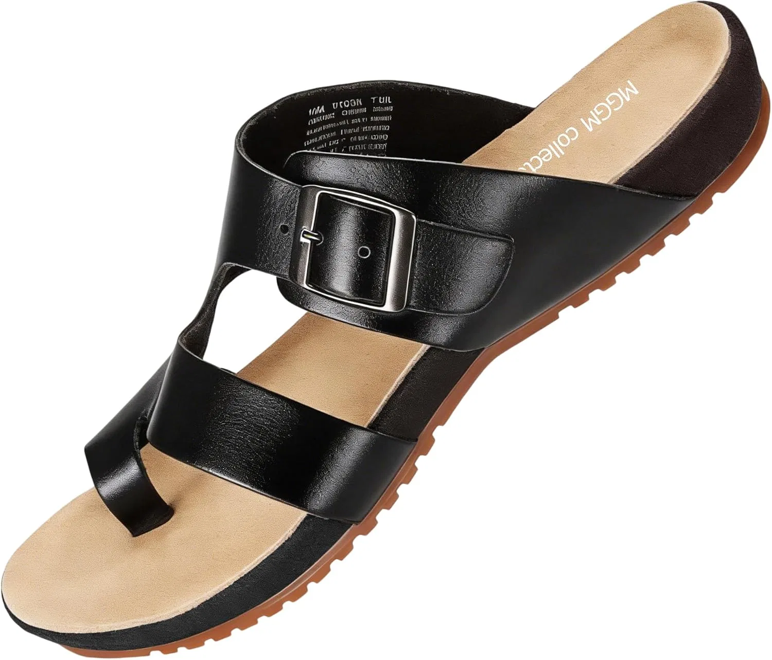 Сандалии из натуральной кожи мужские, Black MGGM collection