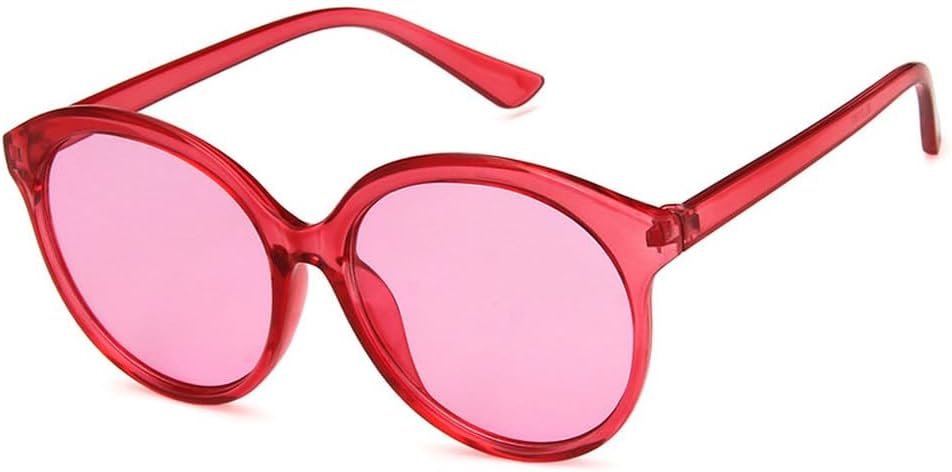 

Модные круглые солнцезащитные очки для женщин и мужчин, конфетных цветов, милые модные солнцезащитные очки в стиле ретро для женщин, защита от ультрафиолета UV400 TKKTLLT, Rose Rose