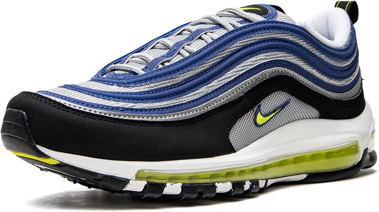 Мужские кроссовки Nike Air Max 97, синий/желтый — фото 4
