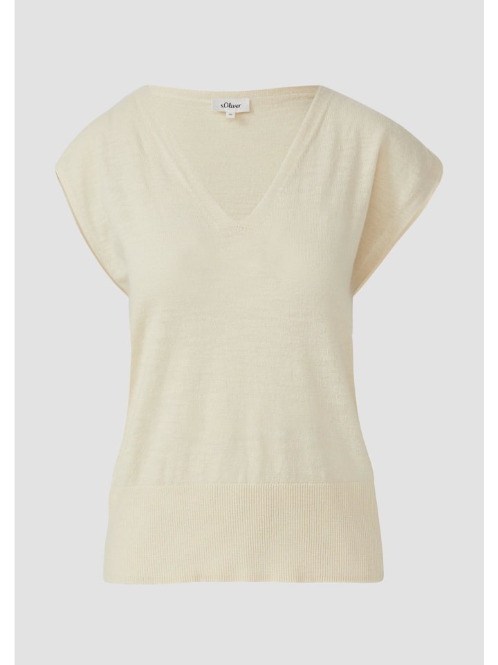 

Вязаный свитер в цвете 0750_natur s.Oliver