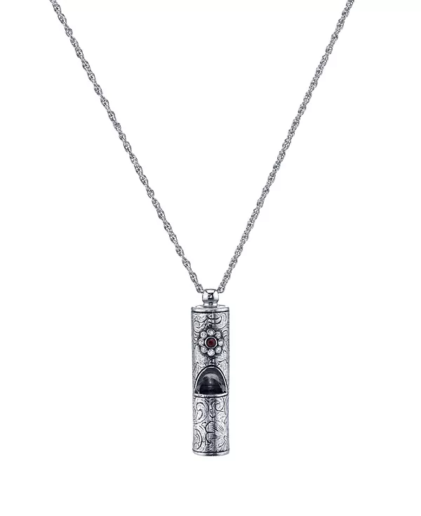 

Ожерелье-Свисток в виде хрустального цветка 2028, red