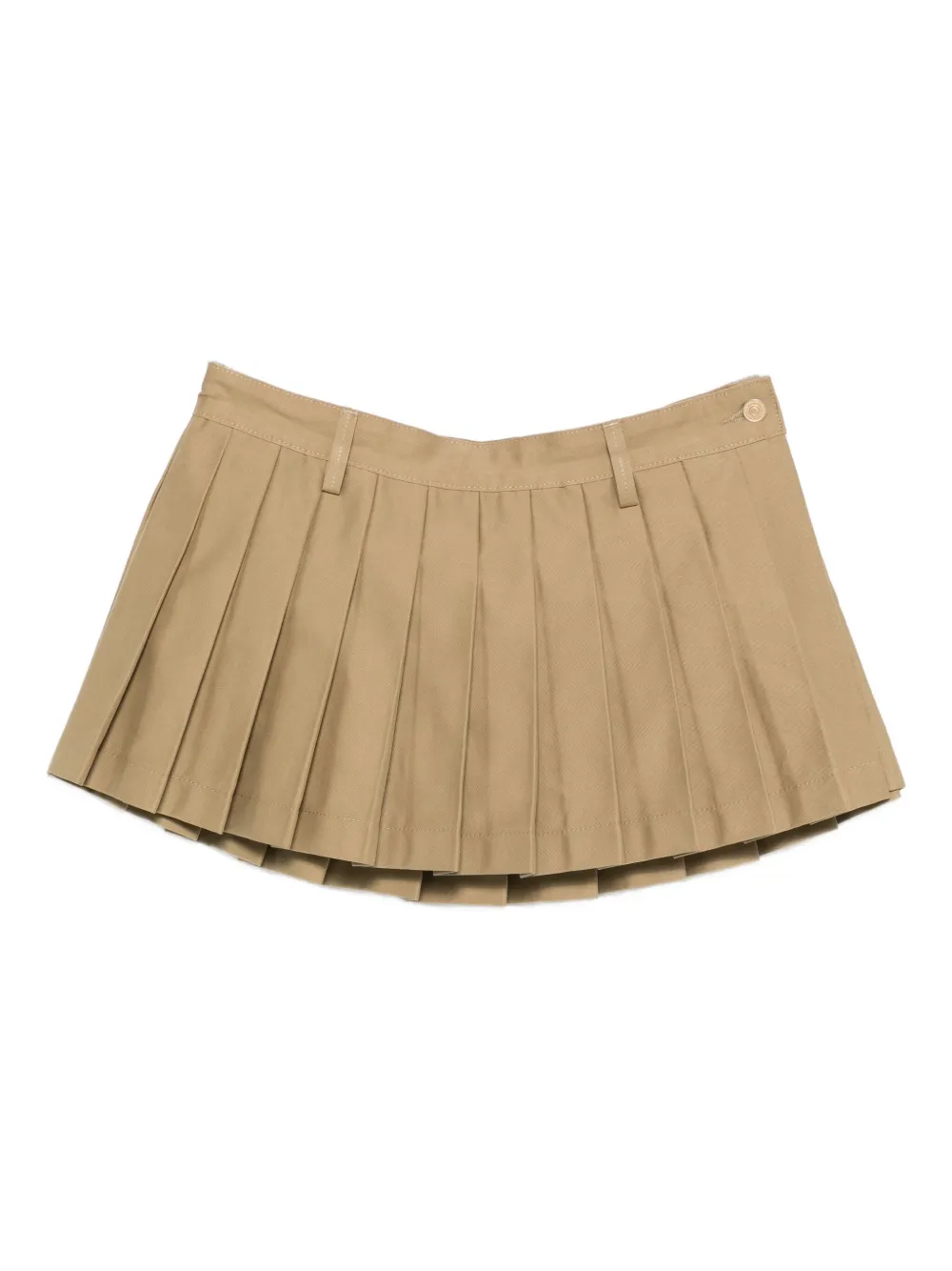 

Мини-юбка из твила 7 For All Mankind, нейтральный