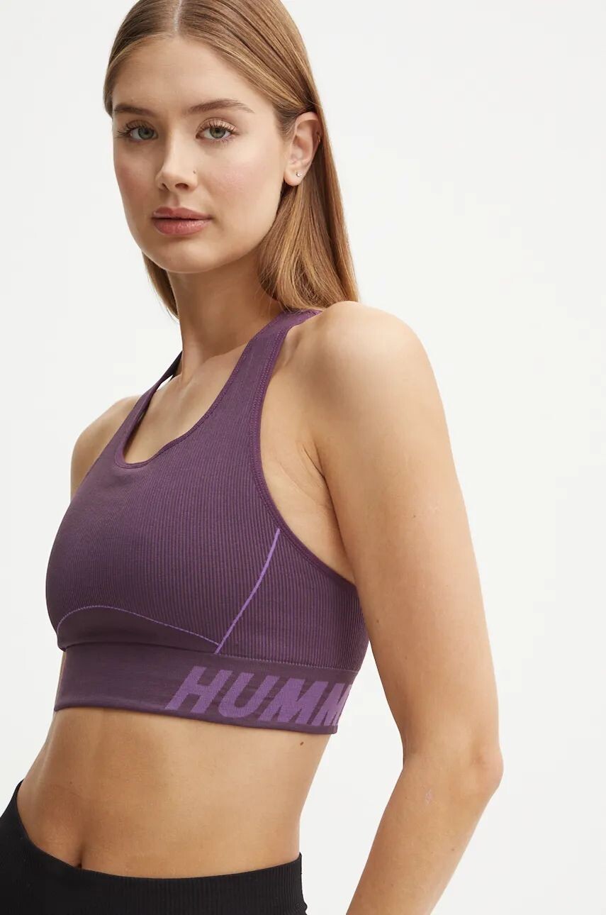 

Спортивный бюстгальтер Hummel Christel Seamless, фиолетовый