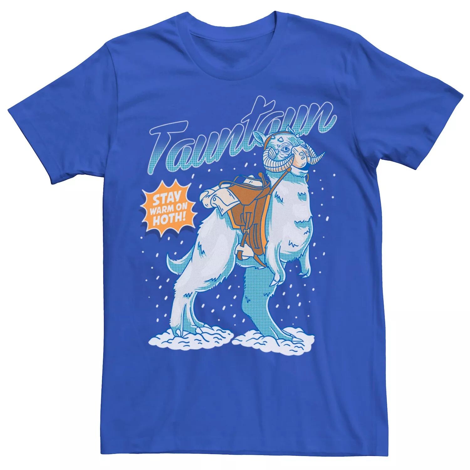 

Мужская футболка с изображением комиксов Star Wars Tauntaun Stay Warm On Hoth Licensed Character