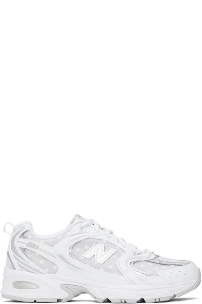 Кроссовки 530 серебристо-белого цвета New Balance