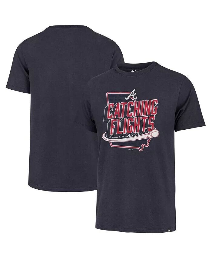 

Мужская темно-синяя футболка Atlanta Braves Regional Franklin '47 Brand