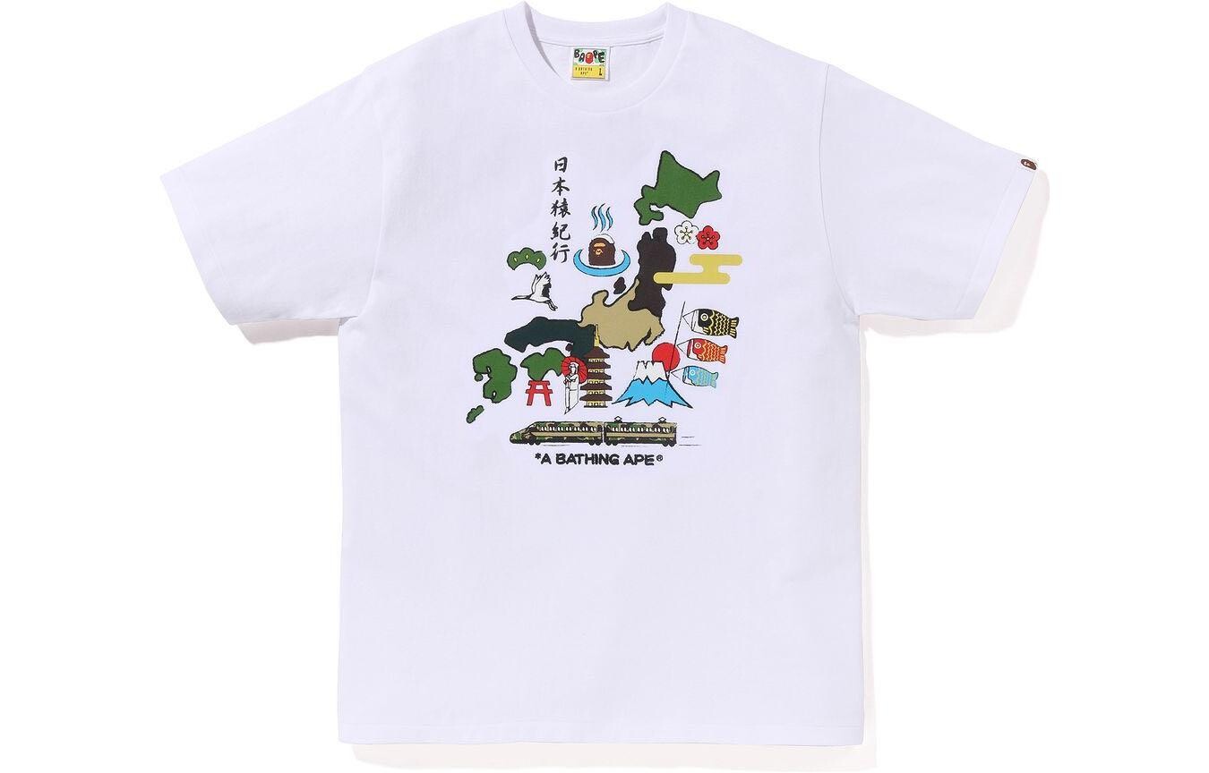 

Футболка ограниченной серии SS23 Japan, унисекс, белая A Bathing Ape, белый