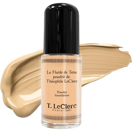 

T. Leclerc Liquid Foundation Powder 02 Light Matte Vegan, дерматологически протестировано — Rose Matte, T. Leclerc Paris 1881