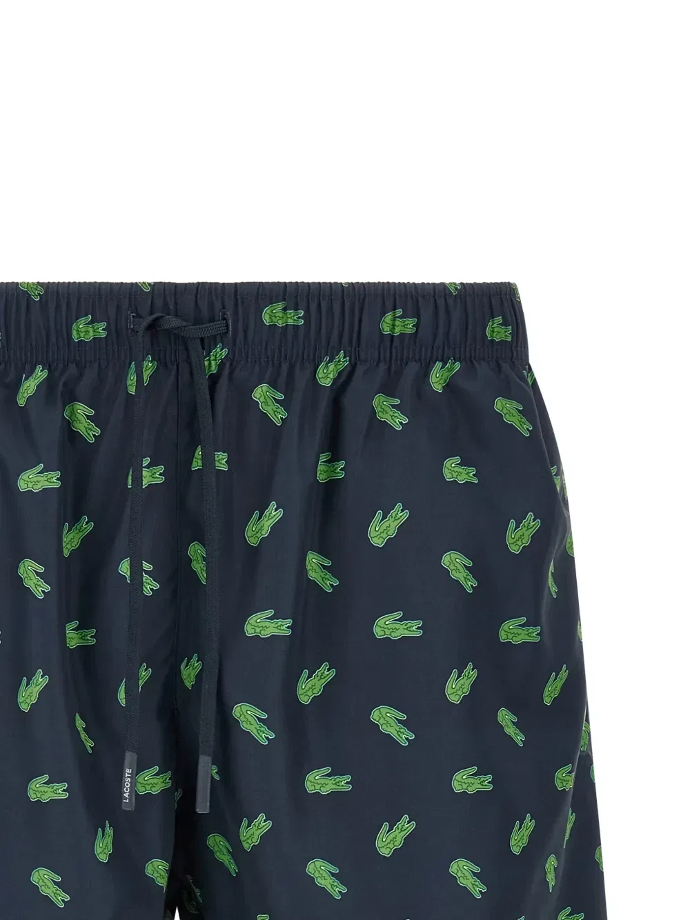 Плавки с кулиской и крокодиловым принтом Lacoste, синий — фото 3