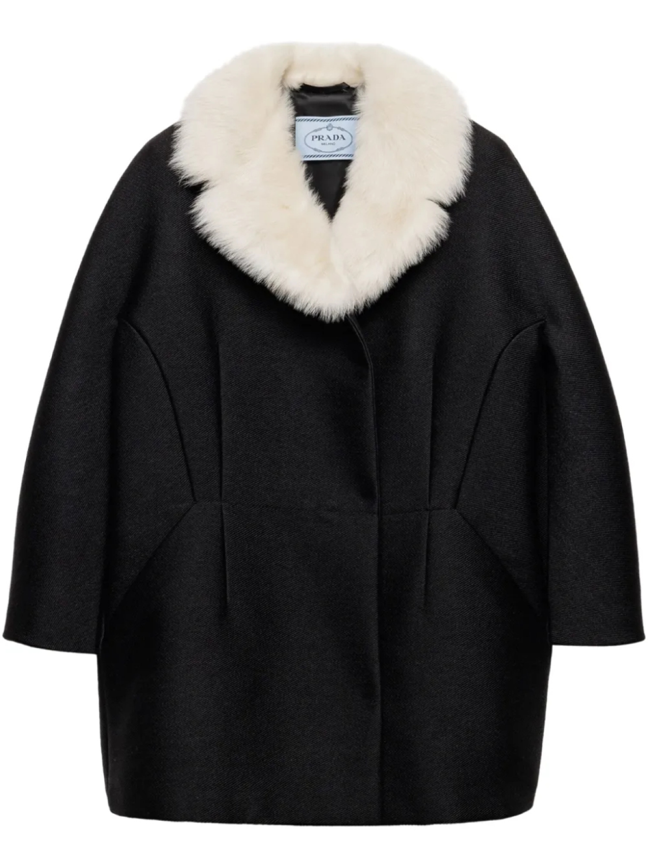 

Prada двубортное пальто, черный