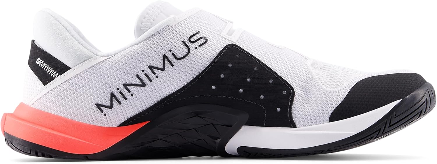 Кроссовки New Balance Men's Minimus Tr V2 Boa Cross Trainer, White/Black/Urgent Red — фото 2