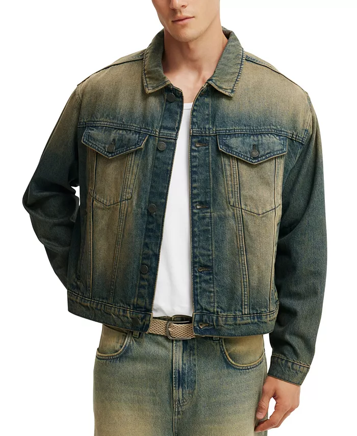 

Мужская джинсовая куртка Trucker COTTON ON, синий