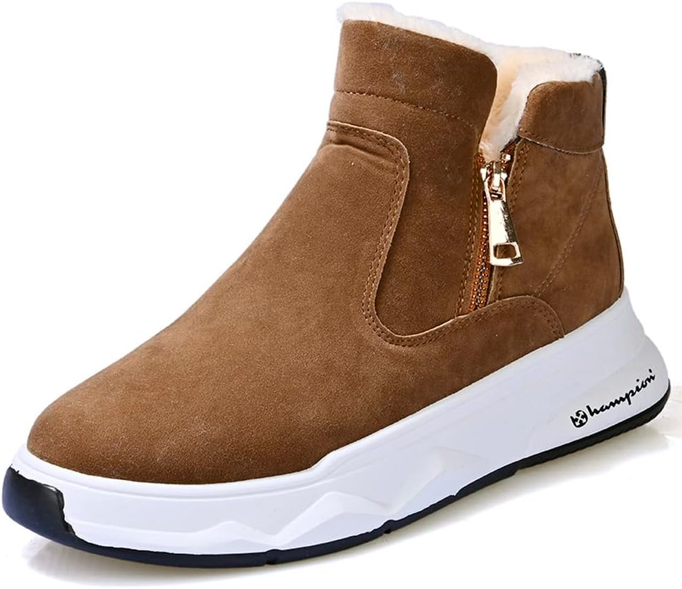 

Мужские зимние снегоступы Tazimall для улицы и походов, утепленные мехом сапоги, желтый