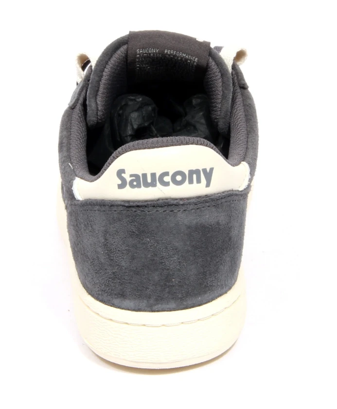 Серые замшевые туфли-лодочки в джазовом стиле Saucony, серый — фото 4