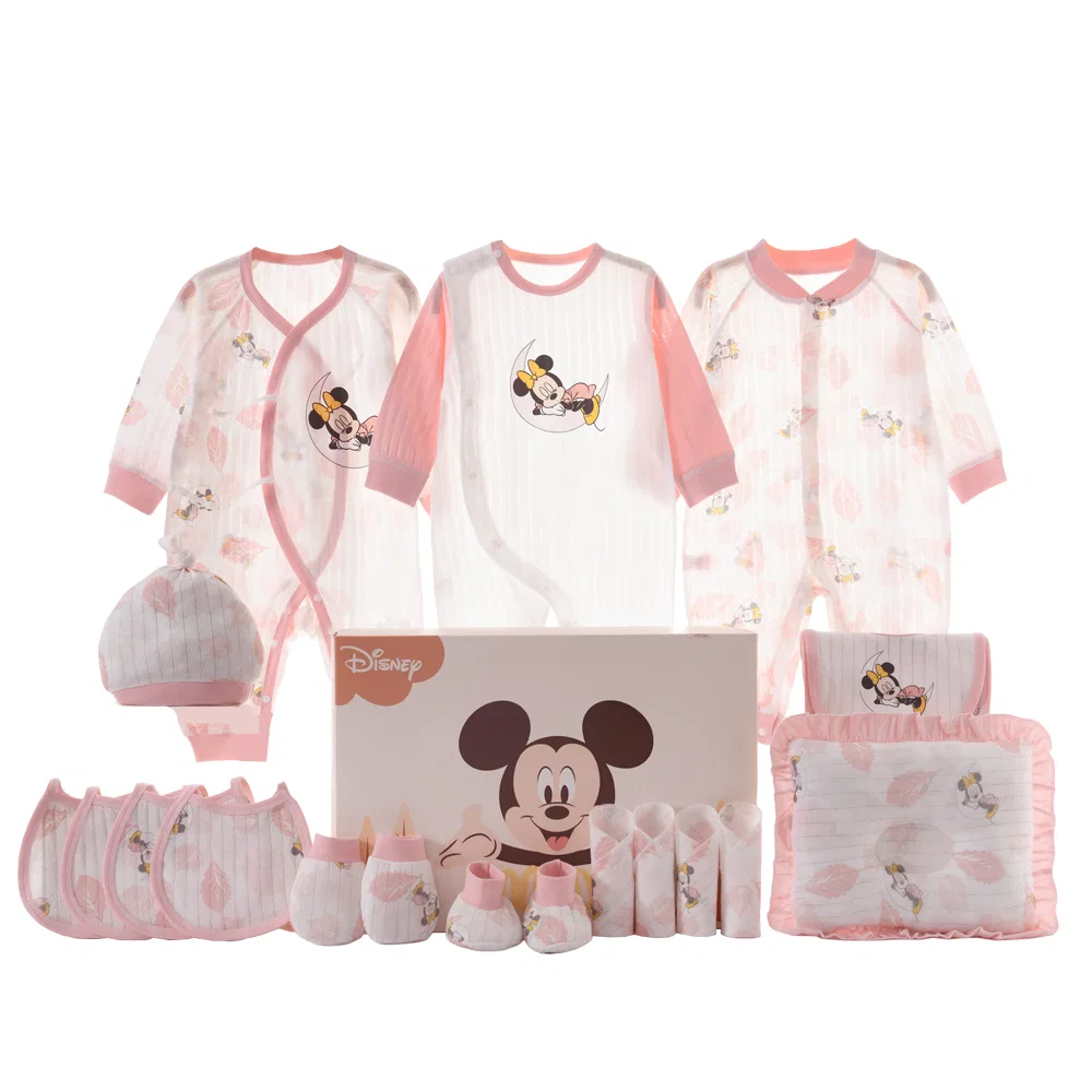 Детский подарочный набор Disney Mickey Mouse Summer Pink 19 предметов