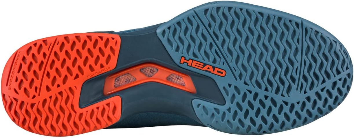 Мужские теннисные кроссовки HEAD Sprint Pro 3.5, оранжевый/голубой — фото 2