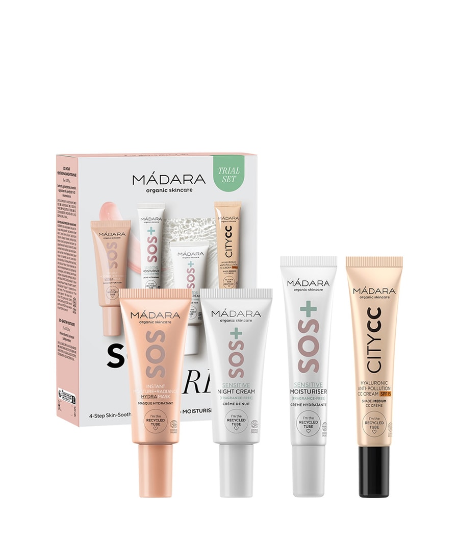 

Набор для ухода за лицом MADARA SOS Care 4-Step Skin-Soothing Routine Set Medium, 1 шт.