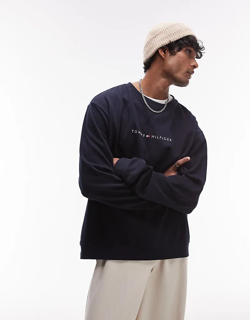 

Толстовка Plus Original темно-синего цвета Tommy Hilfiger