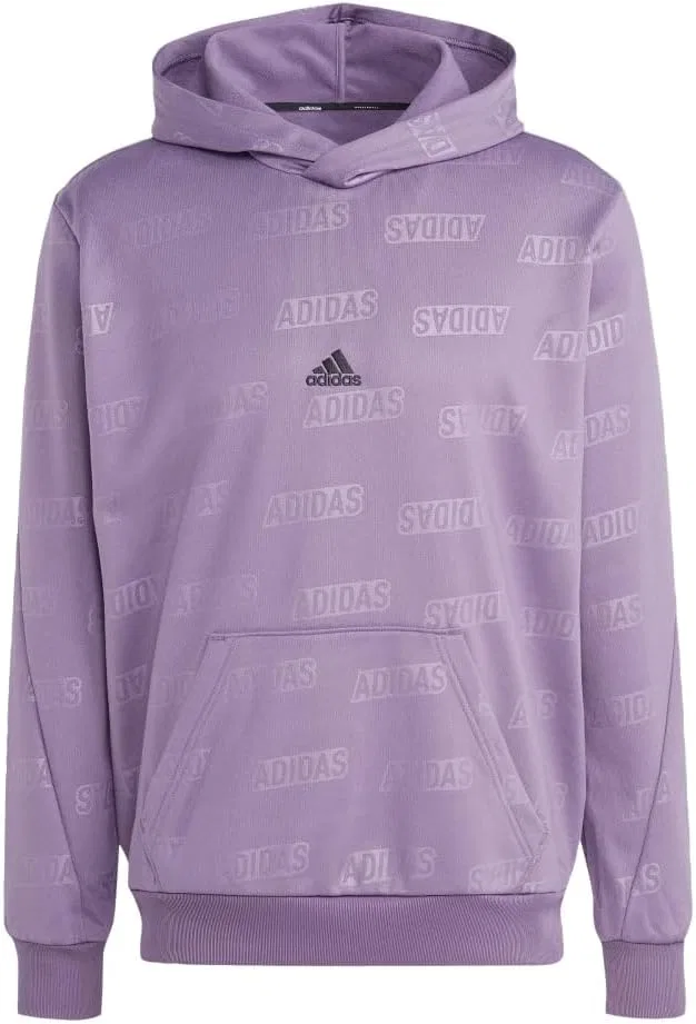 Толстовка Adidas Men's Brand Love, фиолетовый