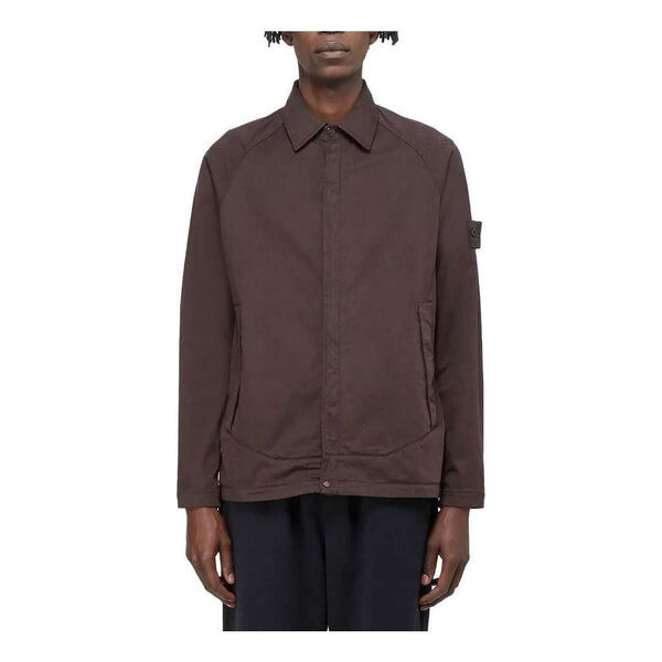 

Рубашка ghost overshirt 'brown' Stone Island, коричневый