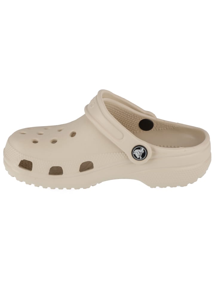 Детские классические сабо Crocs серого цвета — фото 2