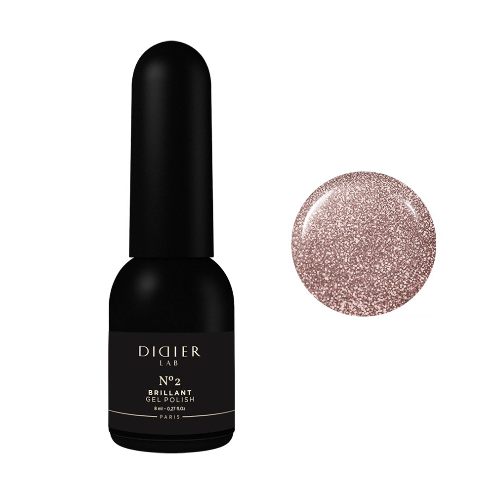 

Гель-Лак для ногтей gel polish brillant Didier Lab, цвет nr. 2, 8 мл
