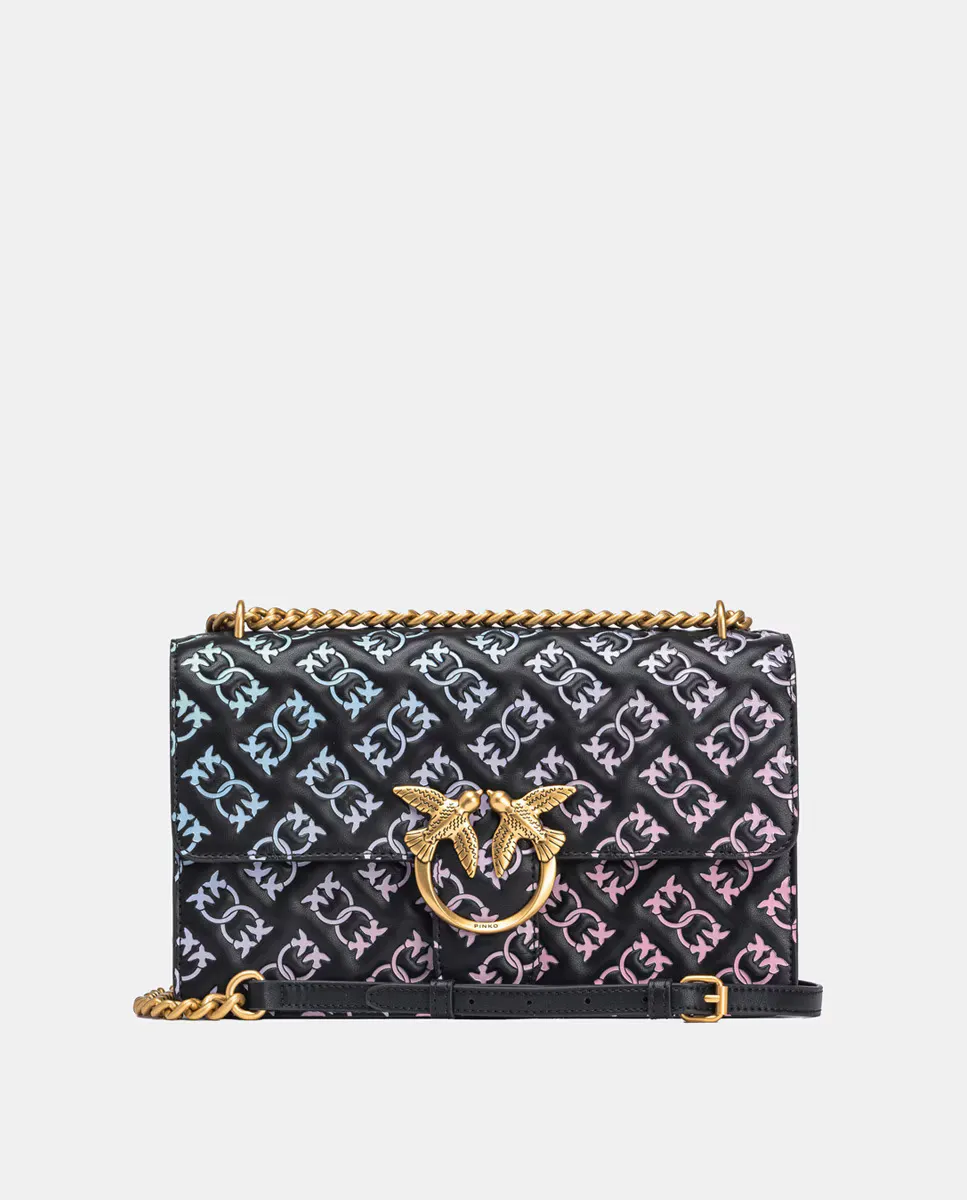 

Классическая сумка через плечо Love One Pinko, мультиколор
