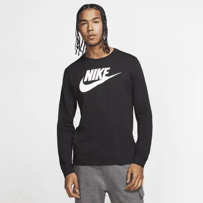 

Футболка Nike Sportswear, черный/белый