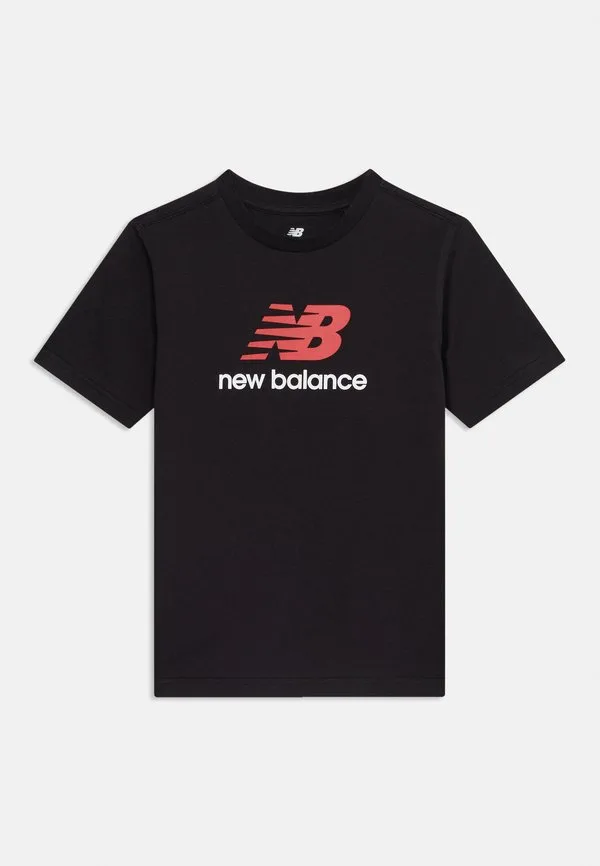 Футболка с принтом логотипа stacked New Balance, Caviar — фото 3