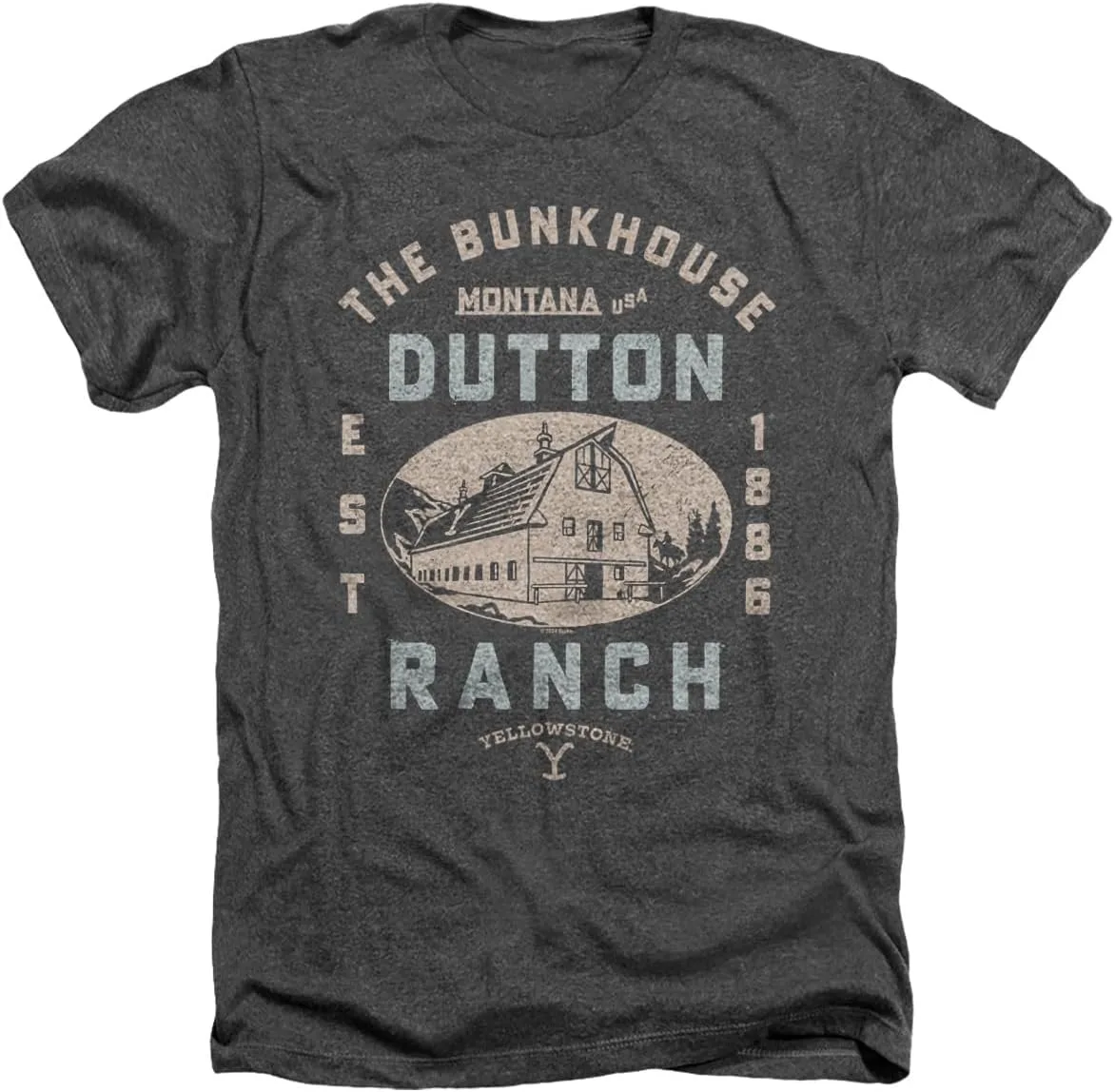 

Футболка Popfunk Yellowstone The Bunkhouse Unisex Adult Heather