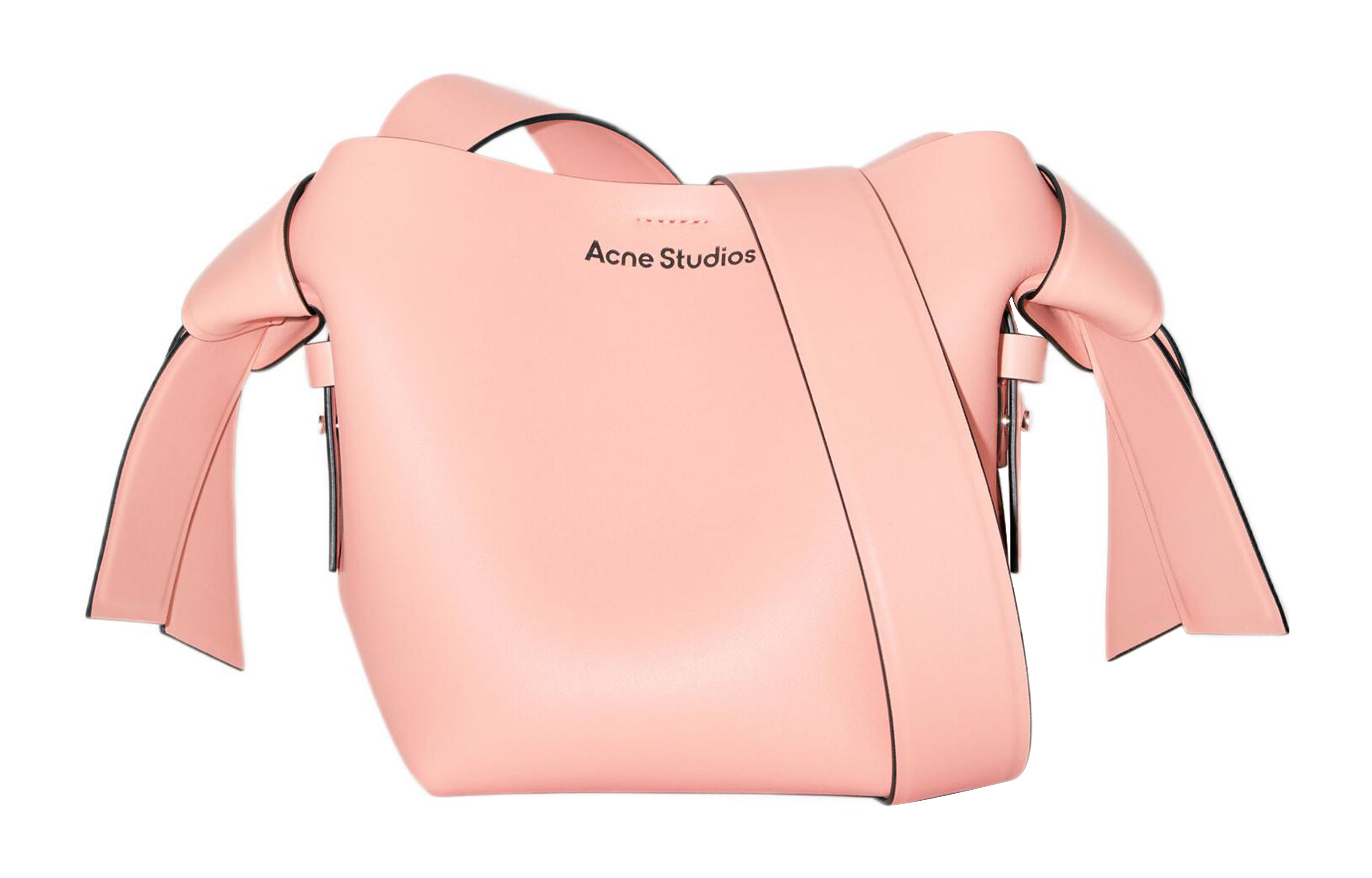 

Сумка через плечо из телячьей кожи Acne Studios розовая