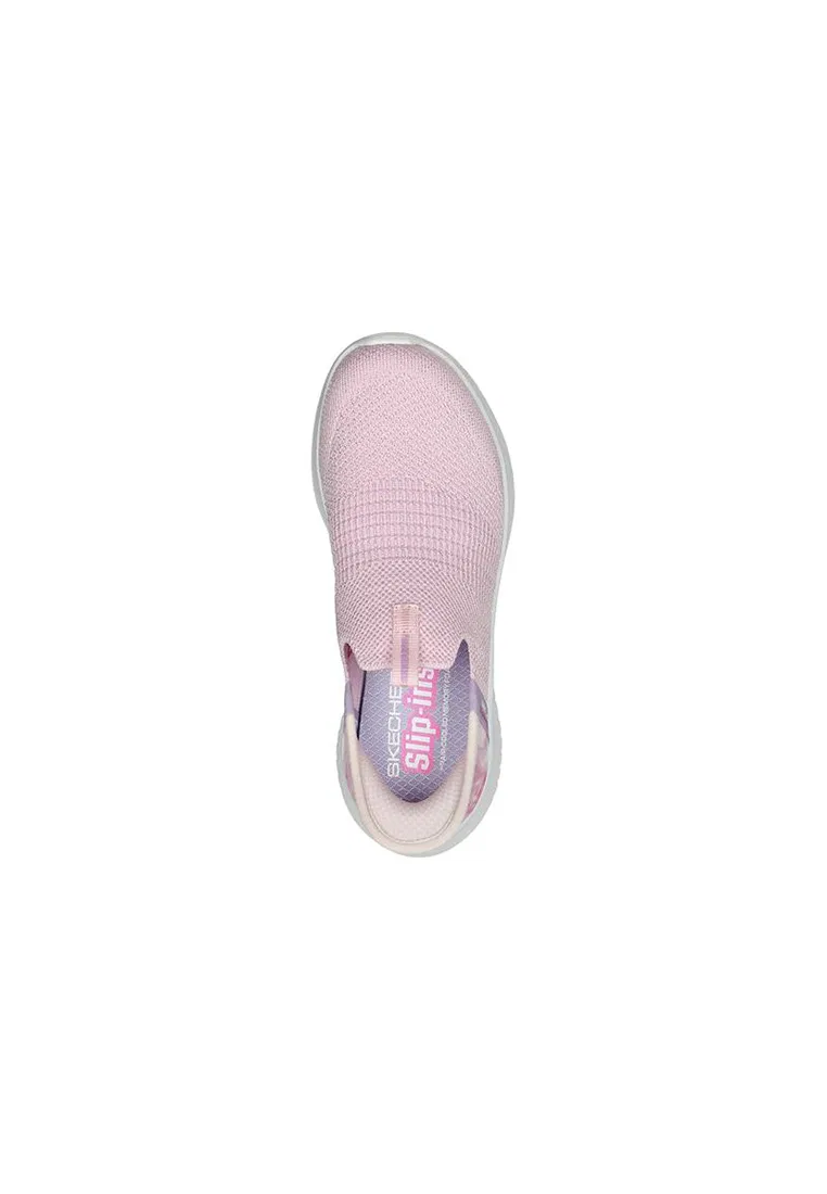 Кроссовки детские, гибкая подошва, ULTRA FLEX 3.0 Skechers, светло-розовый — фото 3