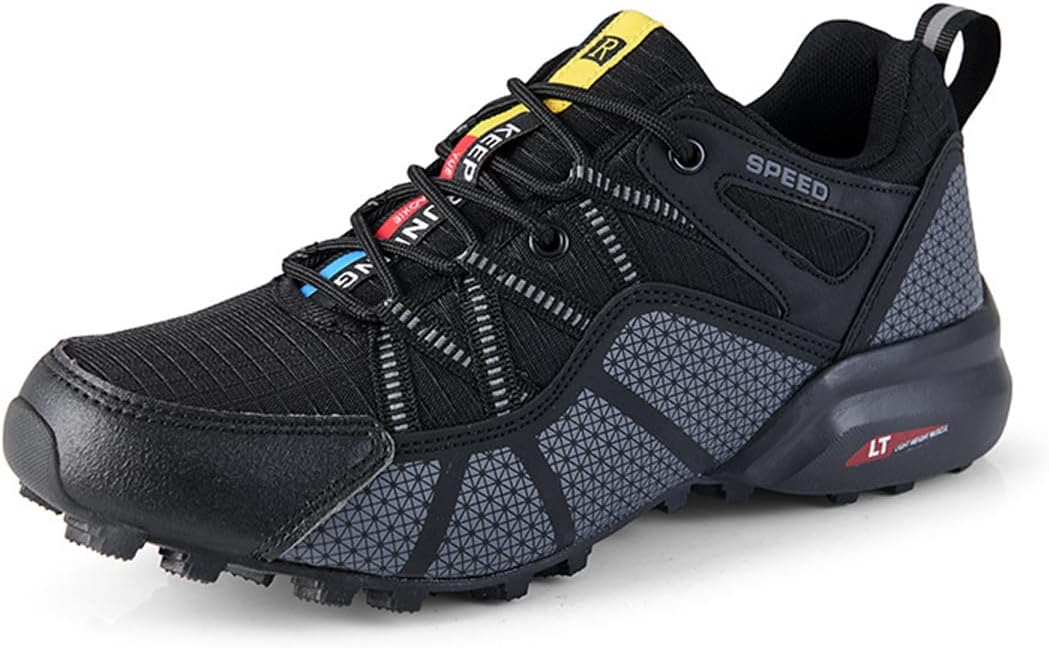 

Кроссовки для походов и трейлраннинга для мужчин, ортопедическая обувь для снятия боли, орто-обувь для улицы, дышащие, нескользящие, легкие кроссовки для пеших прогулок и походов Rrcjxlqdsf, черный