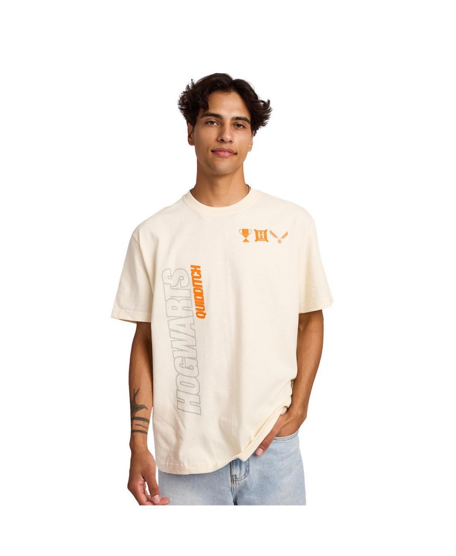 

Мужская футболка с коротким рукавом и круглым вырезом в стиле Хогвартса для квиддича и тофу Harry Potter, Tofu