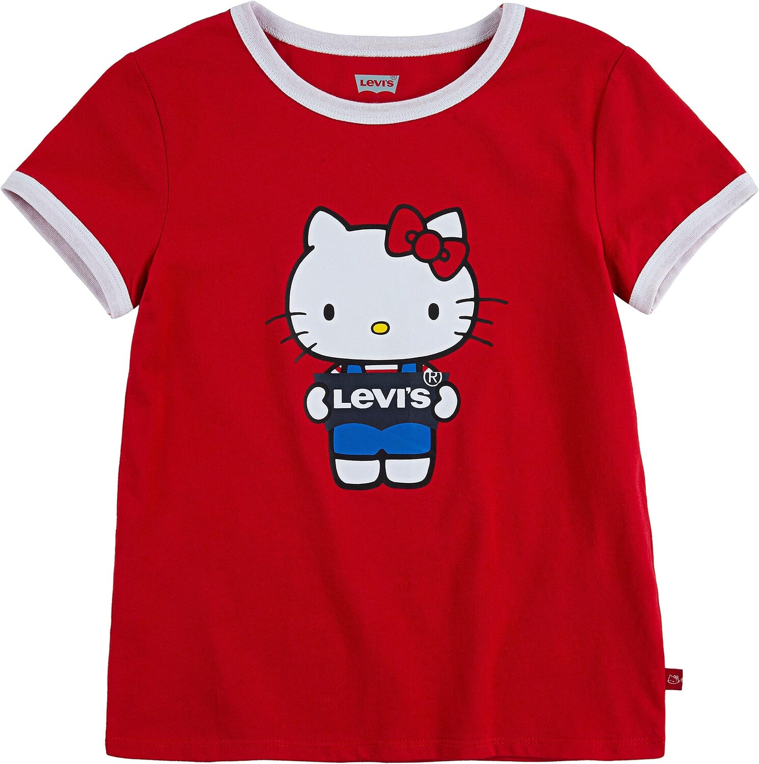 

Топ Levi'S Hello Kitty Ringer Top, цвет Super Red