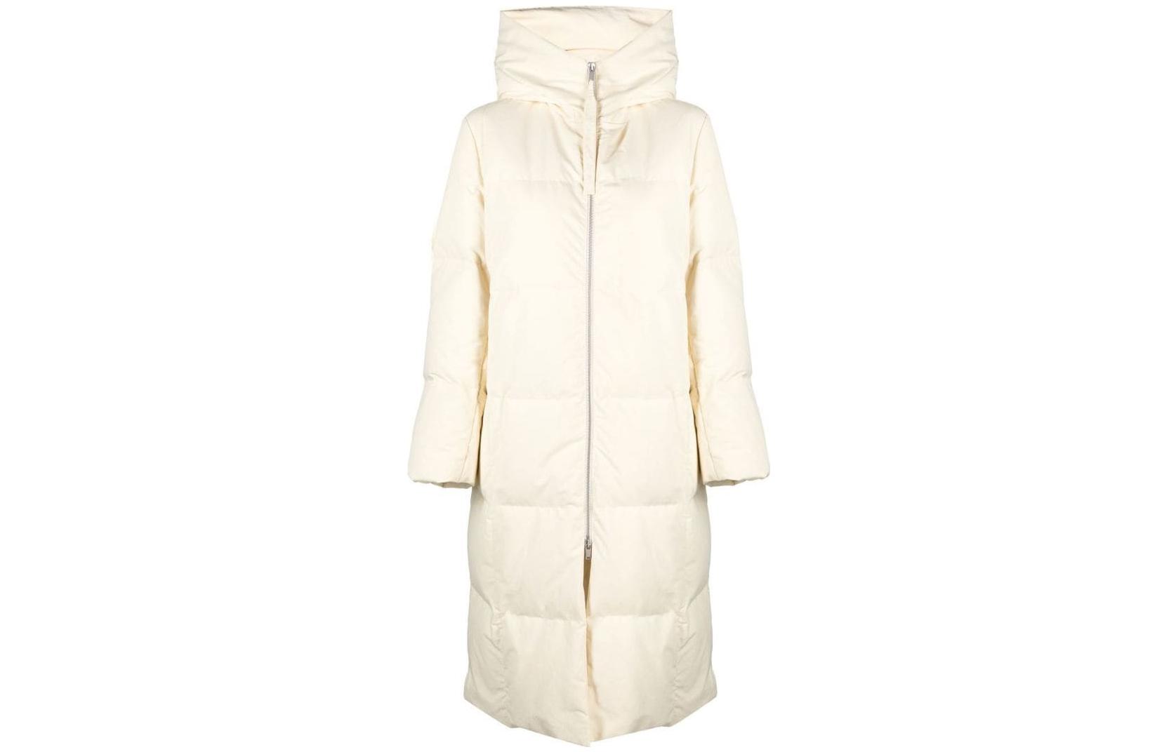 

JIL SANDER Женская куртка цвета айвори, Ivory