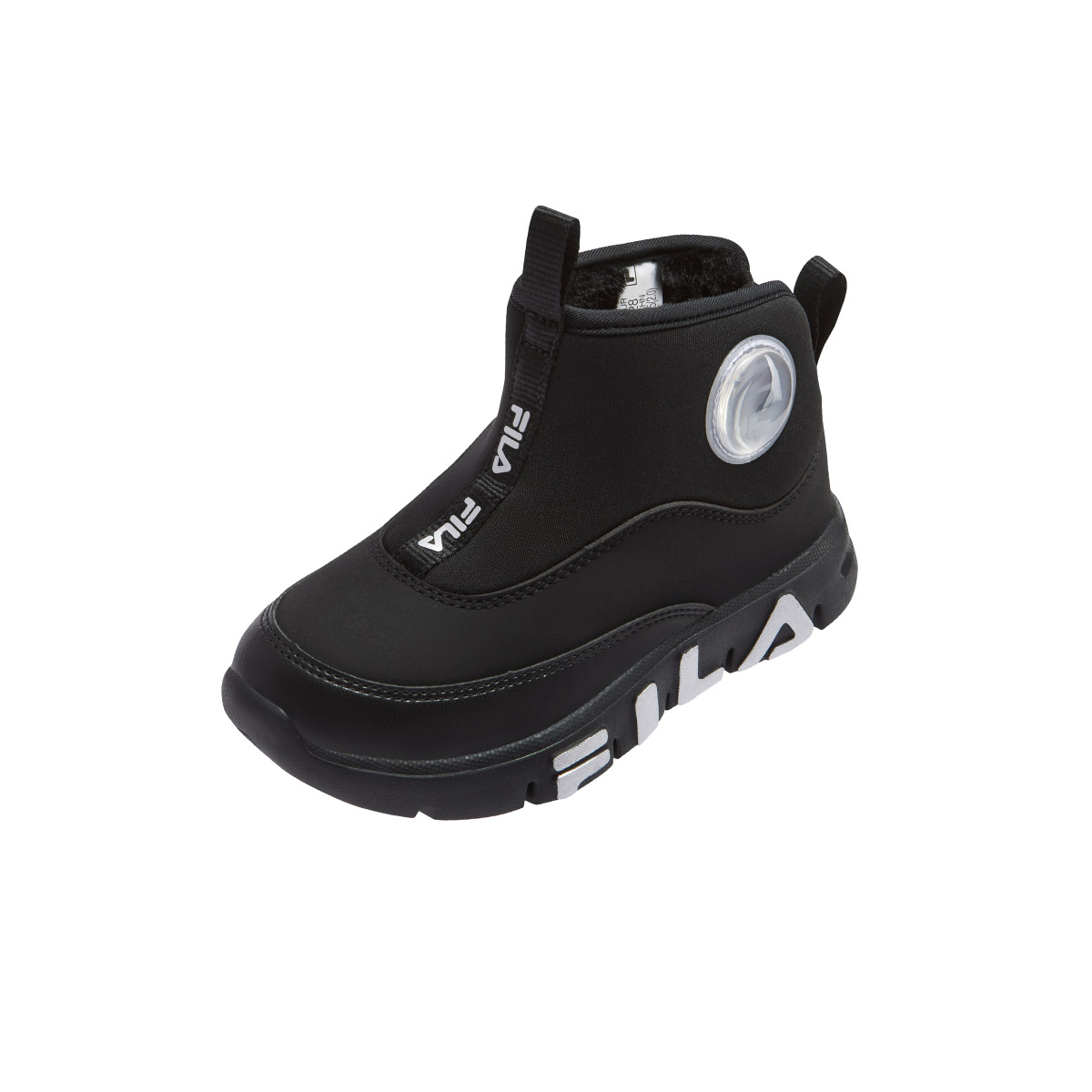 FILA KIDS SEASON FSW нескользящие, устойчивые к истиранию утепленные ботинки black детские — фото 3