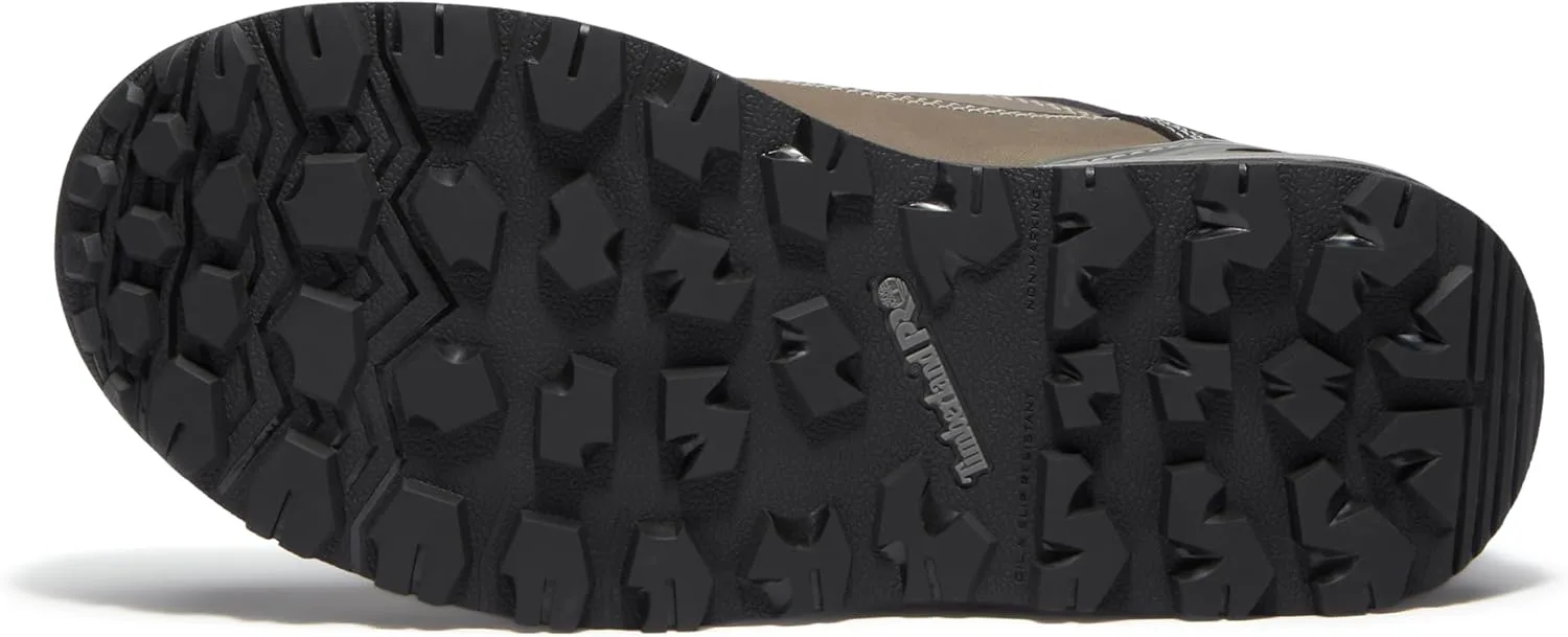 Мужские ботинки Timberland PRO 6 Boondock Ultralight с композитным носком, водонепроницаемые и противоскользящие, серый/черный — фото 3