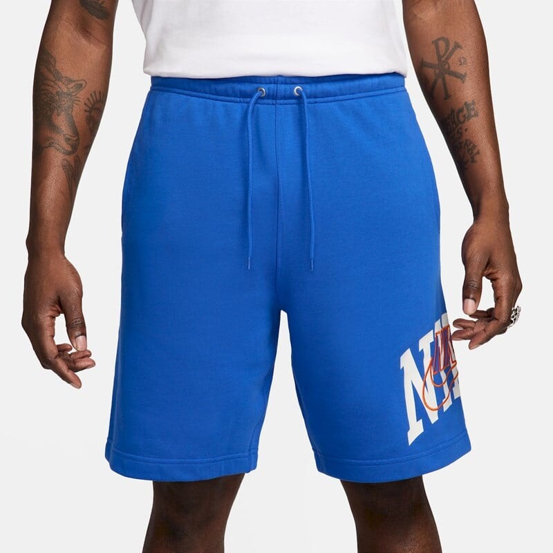 

Мужские клубные флисовые шорты Nike, синий