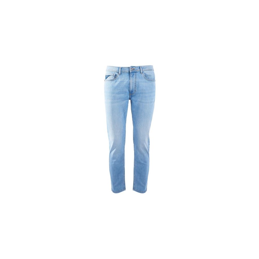 

Элегантные джинсы Comfort Denim с пятью карманами и легкой потертостью Zee Lane, светло-голубой