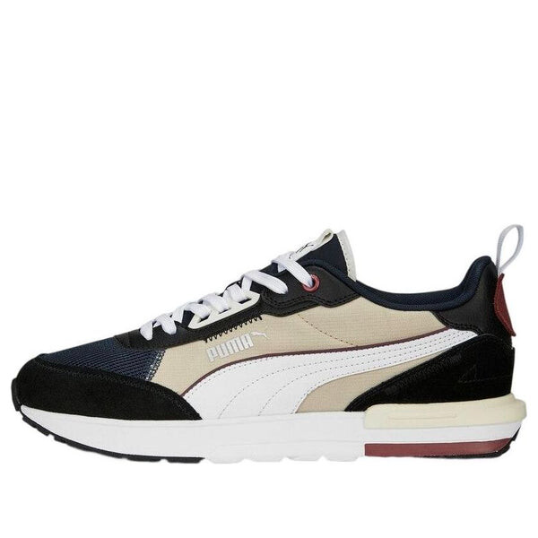 

Кроссовки r22 'black beige white' Puma, черный