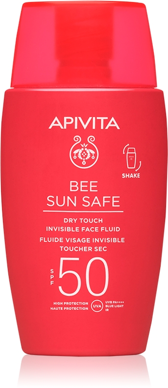 

Флюид для лица Bee Sun Safe Dry Touch SPF50, защитный SPF 50+ Apivita, 50 мл