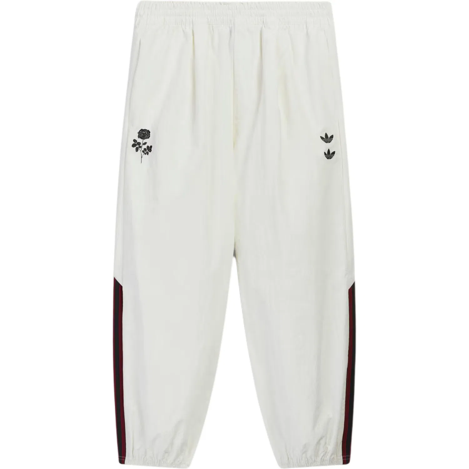 Спортивные брюки Adidas Originals x Willy Chavarria, белый с оттенком нефрита — фото 2