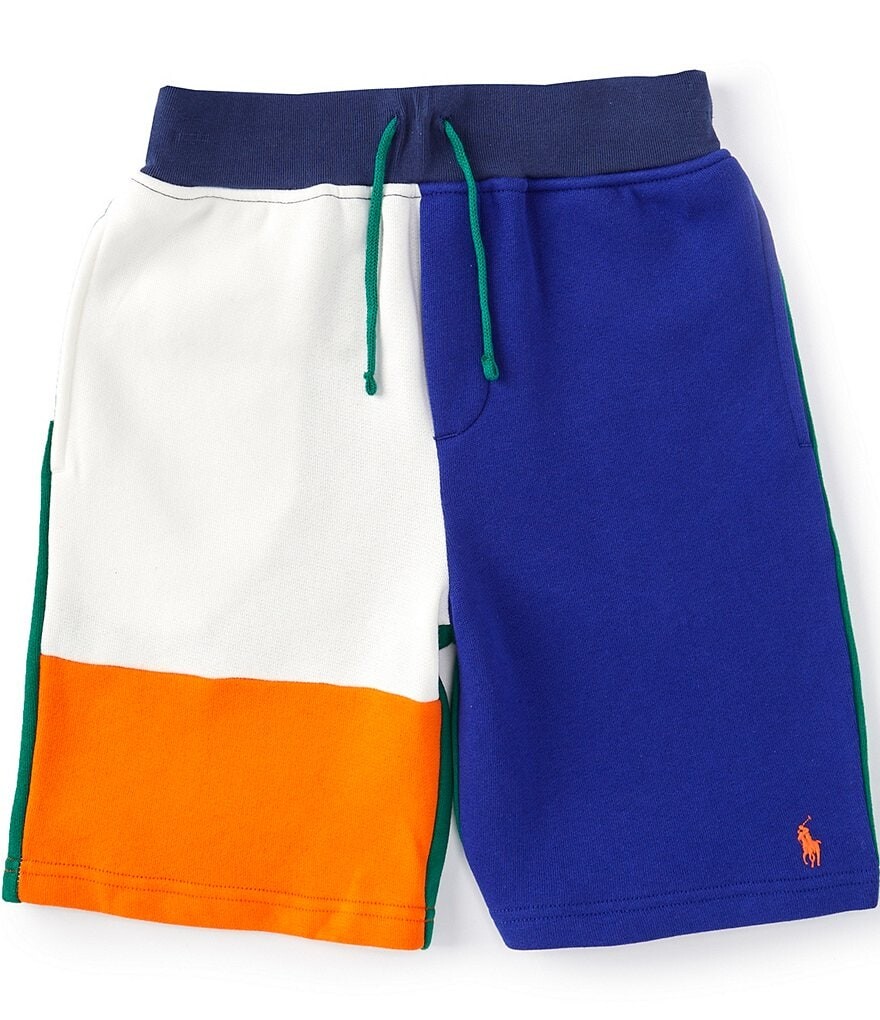 

Флисовые шорты с цветными блоками Polo Ralph Lauren для больших мальчиков 8–20, мультиколор